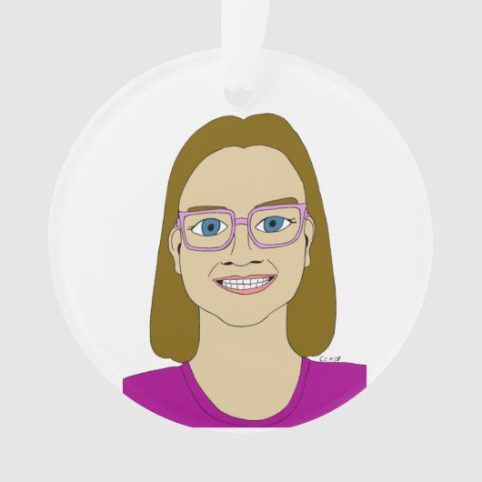kleine meid ornament (voorkant)