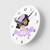 Kleine meid ronde klok (Hoek)