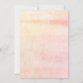 Kleine meid staat op het punt om bloemenBaby showe Kaart (Achterkant)