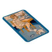 Kleine meid uit de jaren '20 en haar kleine witte  magneet (Rechterzijde)