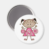 Kleine Meisje 1e Verjaardag T-shirts en geschenken Magneet (Voorkant / Achterkant)