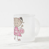 Kleine Meisje 2e Verjaardag T-shirts en geschenken Matglas Koffiemok (Voorkant rechts)