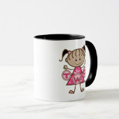 Kleine Meisje 2e Verjaardag T-shirts en geschenken Mok (Voorkant rechts)