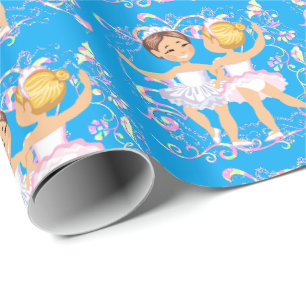 Kleine Meisje Ballet Dansers Cadeaupapier