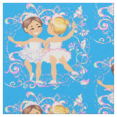 Kleine Meisje Ballet Dansers Stof (Close Up)