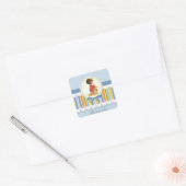 Kleine Meisje Bidden Stickers (Envelop)
