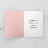 Kleine Meisje Eating Ontbijtgranen Kaart (Binnen)