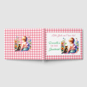 Kleine Meisje en Kitten | BABY SHOWER WATERVERF Gastenboek (Volledig)