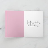 Kleine Meisje Met Eenden Voor Verjaardag Kaart (Binnen)