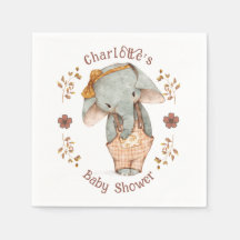Kleine Meisje Olifant Baby shower
