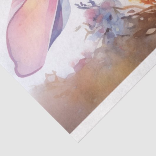 Kleine Meisje op Pasen 2 Decoupage Papier (Detail)