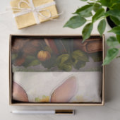 Kleine Meisje op Pasen 4 Decoupage Papier (Geschenk)