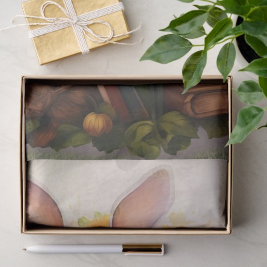 Kleine Meisje op Pasen 4 Decoupage Papier (Geschenk)