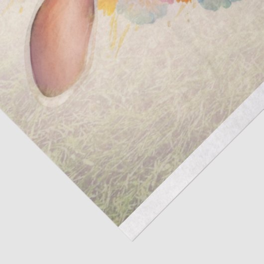 Kleine Meisje op Pasen 4 Decoupage Papier (Detail)