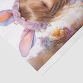 Kleine Meisje op Pasen Collage 1 Decoupage Papier (Detail)