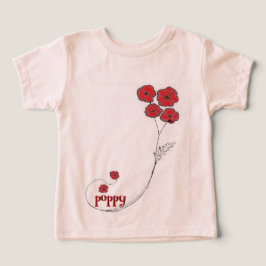 Kleine meisje Poppy T-shirt