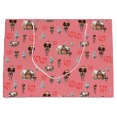 Kleine Meisje Vakantie Gift Bag Groot Cadeauzakje (Voorkant)