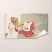 Kleine Meisje Verloren in het Bos Bad Handdoek (Handdoek)