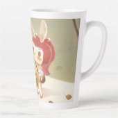 Kleine Meisje Verloren in het Bos Latte Mok (Rechts)