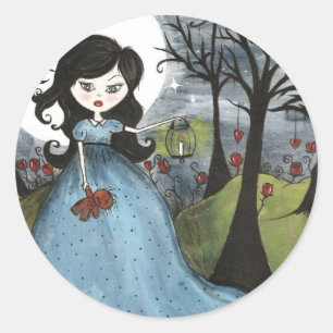 Kleine Meisje Verloren - Stickers