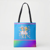 Kleine Meisjes Ballet Dancer Canvas tas (Voorkant)