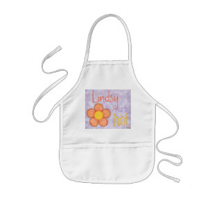 Kleine meisjes die Apron schilderen Kinder Schort