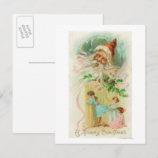 Kleine meisjes die door de slaapkamer ronddraaien briefkaart (Voorkant / Achterkant)