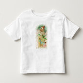 Kleine meisjes die door de slaapkamer ronddraaien kinder shirts (Voorkant)