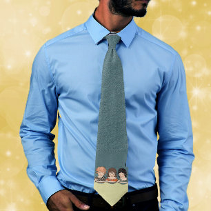 kleine meisjes die soep drie zussen eten stropdas