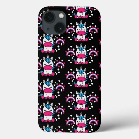 Kleine Meisjes Eenhoorn Pony Case-Mate iPhone Case (Achterkant)