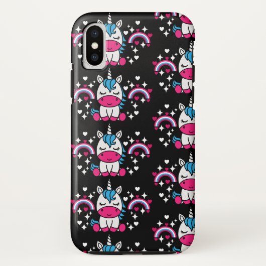 Kleine Meisjes Eenhoorn Pony Case-Mate iPhone Case (Achterkant)