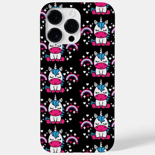 Kleine Meisjes Eenhoorn Pony Case-Mate iPhone Case (Achterkant)