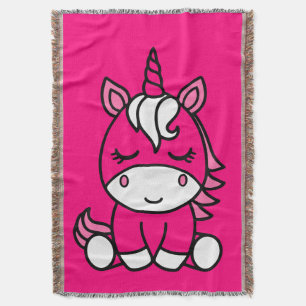 Kleine Meisjes Eenhoorn Pony Deken