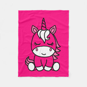 Kleine Meisjes Eenhoorn Pony Fleece Deken