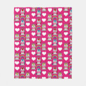 Kleine Meisjes Eenhoorn Pony Fleece Deken (Voorkant)