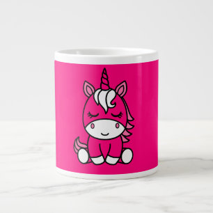 Kleine Meisjes Eenhoorn Pony Grote Koffiekop