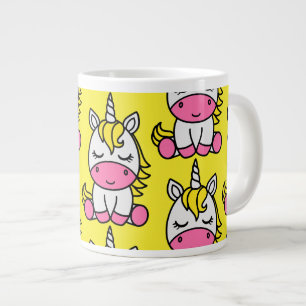 Kleine Meisjes Eenhoorn Pony Grote Koffiekop