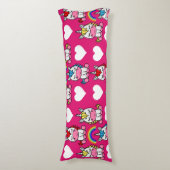 Kleine Meisjes Eenhoorn Pony Lichaamskussen (Voorkant Verticaal)