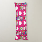 Kleine Meisjes Eenhoorn Pony Lichaamskussen (Achterkant (Verticaal))