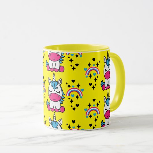 Kleine Meisjes Eenhoorn Pony Mok (Voorkant rechts)