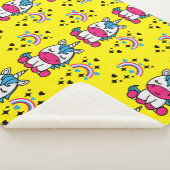 Kleine Meisjes Eenhoorn Pony Sherpa Deken (3/4)