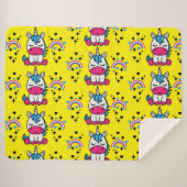 Kleine Meisjes Eenhoorn Pony Sherpa Deken (Voorkant (horizontaal))