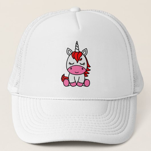 Kleine Meisjes Eenhoorn Pony Trucker Pet (Voorkant)