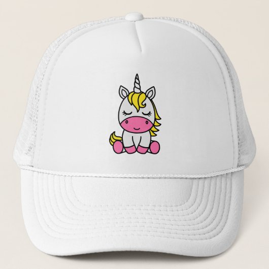 Kleine Meisjes Eenhoorn Pony Trucker Pet (Voorkant)