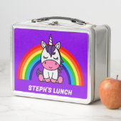 Kleine meisjes Eenhoorn Terug naar school (In situ)