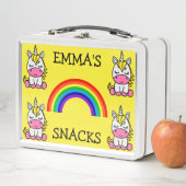 Kleine meisjes Eenhoorn Terug naar school (In situ)