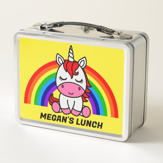 Kleine meisjes Eenhoorn Terug naar school (Achterkant)