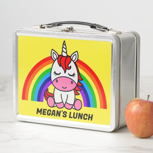 Kleine meisjes Eenhoorn Terug naar school (In situ)