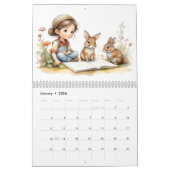 Kleine meisjes en hun harige vrienden 12 maanden 2 kalender (Jan 2026)