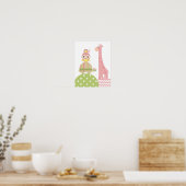 Kleine meisjes kleuterkunst poster (Keuken)